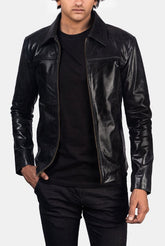 Premium Black Leather Jacket