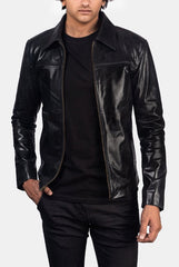 Premium Black Leather Jacket