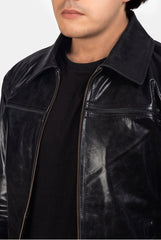 Premium Black Leather Jacket